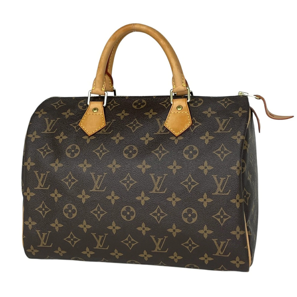 Louis Vuitton Speedy Boston Bag Handbag Monogram Brown